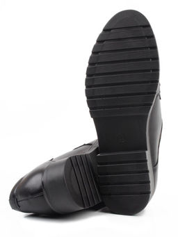 03-DYL85-1 BLACK Полуботинки женские (натуральная кожа)