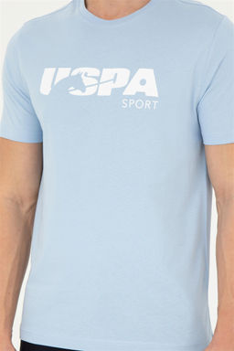 Мужская голубая футболка - U.s. polo assn фото 6