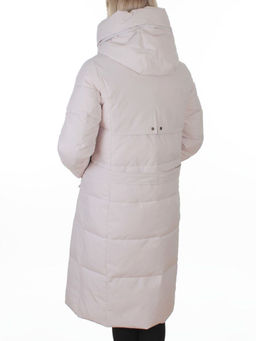 8321 LT. BEIGE Пальто зимнее женское (200 гр. холлофайбер)