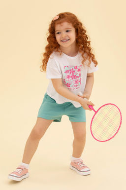 Белая футболка с круглым вырезом для девочек Неожиданная скидка в корзине - U.s. polo assn фото 2