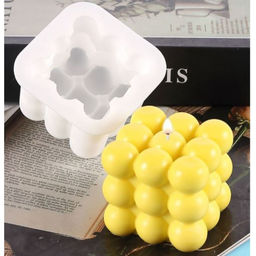 Молд силикононовый «Куб из шаров» 6 х 7,5 х 6 см