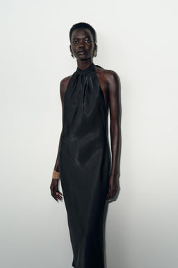 HALTER MIDI DRESS - Zara фото 18