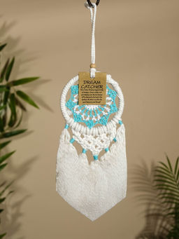 Ловец снов «Голубой цветок», 12×33 см