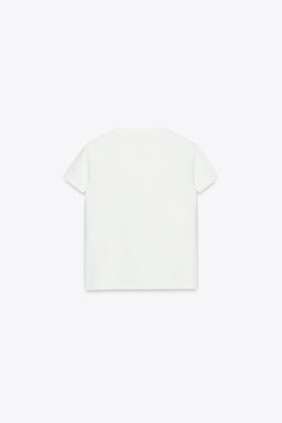 T-SHIRT WITH TEXTURED HEART - Zara фото 13