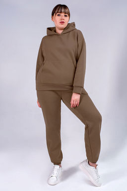 Арт.2903 Костюм женский с начесом 44-52 (5 шт) Цвет:бежевый - Калинка фото 14