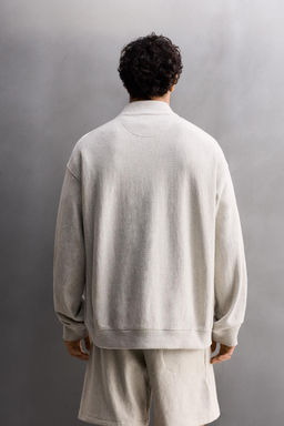 QUARTER-ZIP TRAINING SWEATSHIRT - Zara фото 3