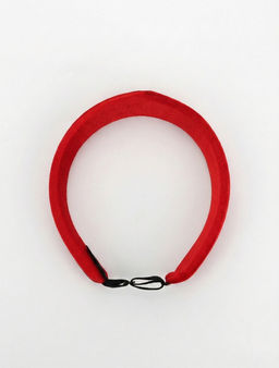 Ободок - кокошник для волос QF «Мария», 18×5.5 см, красный