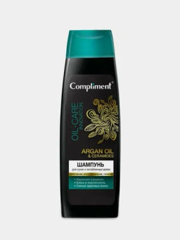COMPLIMENT д/волос шампунь 400мл Argan oill & Ceramides д/сухих и ослабленных