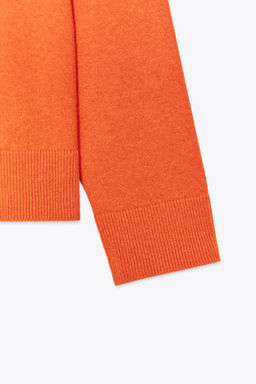 PLAIN KNIT V-NECK SWEATER - Zara фото 13