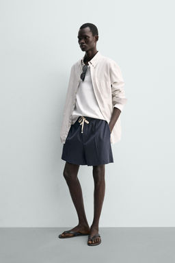 BERMUDA JOGGER ESTRUCTURA / Azul