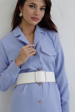 Платье-рубашка с английским воротником - Martichelli фото 85