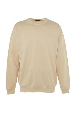 TRENDYOL MAN Lacivert Oversize/Genis Kesim S?rt Bask?l? Ici Polar/S?cak Tutan Pamuk Sweatshirt TMNAW22SW0796 - Trendyolmilla фото 8