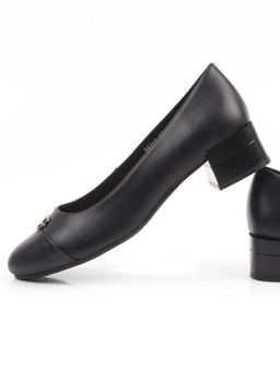 06-M47-4 BLACK Туфли женские (натуральная кожа)