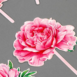 Украшение для торта С праздником, цветы - Страна карнавалия фото 3