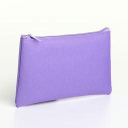 Цена за 3 шт. Косметичка-пенал на молнии, плоская, маленькая, сиреневая