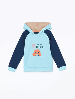 Kap??onlu Erkek ?ocuk Sweatshirt