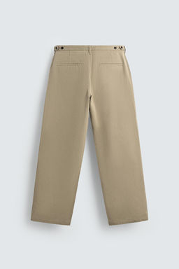 STRAIGHT-LEG CHINO TROUSERS - Zara фото 8