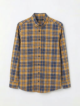 Ekose Desenli Regular Fit Uzun Kollu Erkek G?mlek