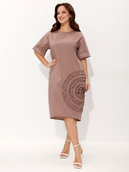 Платье Liona Style 969 мокко