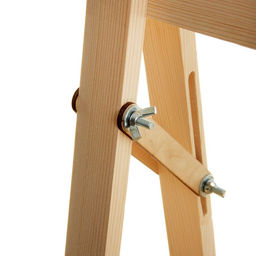 Мольберт тип «Лира» 145×52 см, с бегунком, неокрашенное дерево, Calligrata