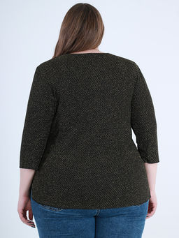 Блузка трикотажная с люрексом