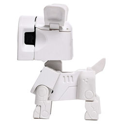 Робот-часы Щенок, трансформируется в будильник, работает от батареек, цвет белый - IQ BOT фото 3