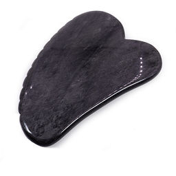 Скребок гуаша Black Обседиан борется с возрастными изменениями кожи и повышает ее упругость