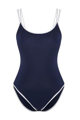 TRENDYOLMILLA Lacivert U yaka Biyeli Regular Mayo TBESS25MA00002 фото 6