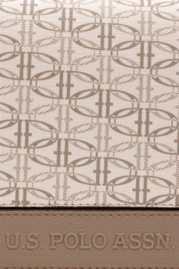 U. S. Polo Assn / Женская бежевая сумка через плечо - U.s. polo assn фото 6