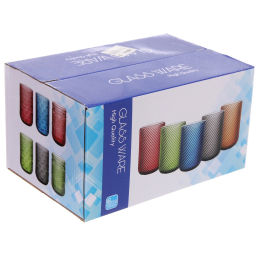 Стакан 360мл "Cristal" в наборе 6шт, зеленый