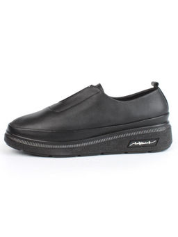 03-5315 BLACK Полуботинки женские (натуральная кожа)