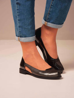 Туфли 160.madonnabl.Черный лак астана