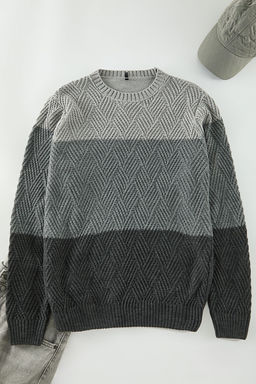 TRENDYOL MAN Indigo Regular Bisiklet Yaka Renk Bloklu Kazak TMNAW20LS0026 - Trendyolmilla фото 19