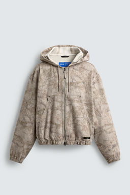 WASHED HOODED JACKET - Zara фото 8