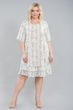 Платье 1167 цветы на белом - Novita фото 2