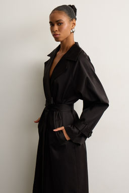 Тренч двубортный с поясом - Mollis фото 4