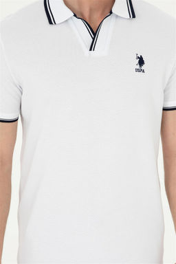 Мужская белая футболка Неожиданная скидка в корзине - U.s. polo assn фото 6