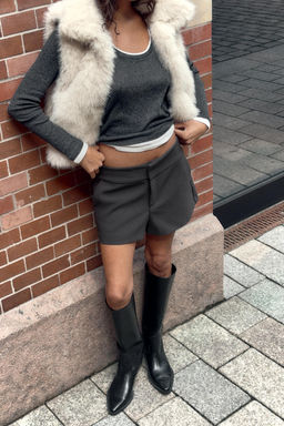 FAUX FUR GILET
