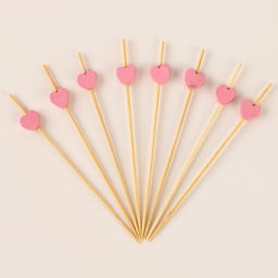 Шпажки для канапе Сердечки, набор 24 шт.