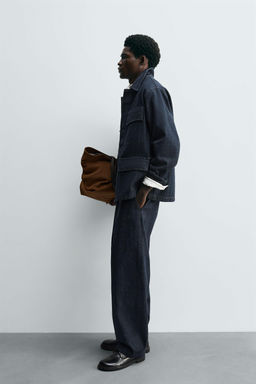 BARREL FIT DENIM CHINOS - Zara фото 4