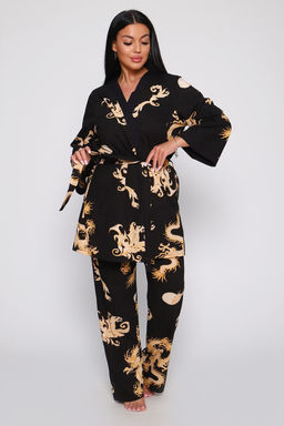 Пеньюар тройка Драконы 929