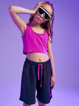 Топ для девочки цвета фуксии - Kogankids фото 7