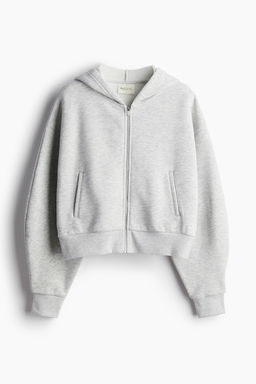 Chaqueta de deporte con capucha y cremallera
