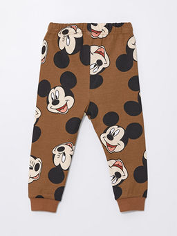 Beli Lastikli Mickey Mouse Bask?l? Erkek Bebek Pijama Alt - Waikiki фото 2