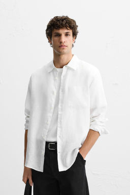 100% LINEN SHIRT - Zara фото 3