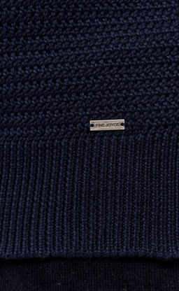 Пуловер F421-1557 d.blue - Fine joyce фото 6