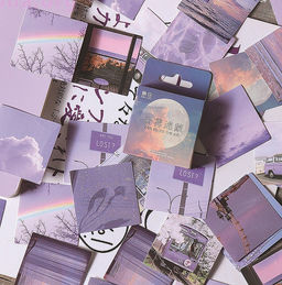 Набор наклеек Fog filled the air