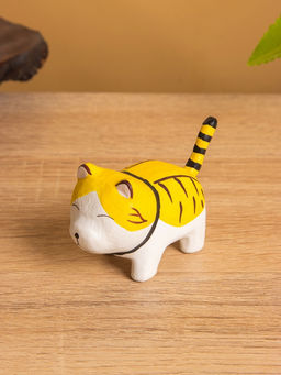 Сувенир «Котик Неко полосатый», 7×3×5 см, дерево, МИКС