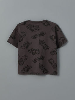 Hot Wheels Bask?l? Erkek ?ocuk Ti??rt