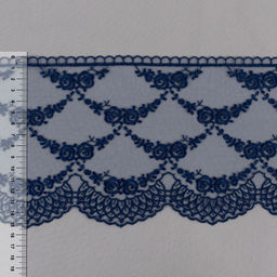 Кружево Gamma сетка 155 мм GKM-15504 в пакете 10 м 0.2 Турция TL010DB т.синий